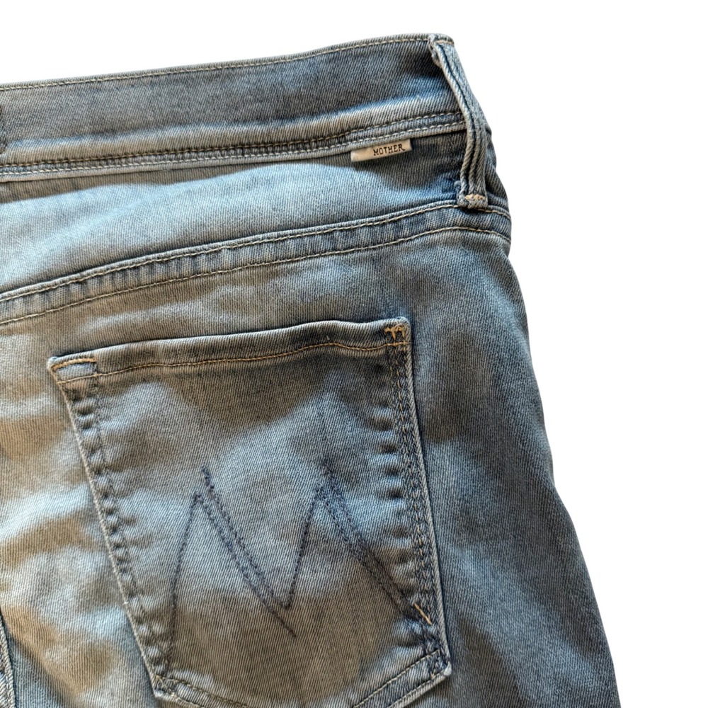 Mother Jeans Light Wash Bootcut Stretch Jeans Size 32